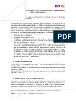 Trabajadores Artes y Especta Culos Comentarios Final