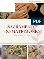 Sacramento Do Matrimônio - Thays Araujo Cerimonial
