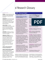 Glossary Clinical Trials