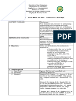 Detailed Lesson Plan in Art Grade 7 Q3 L4