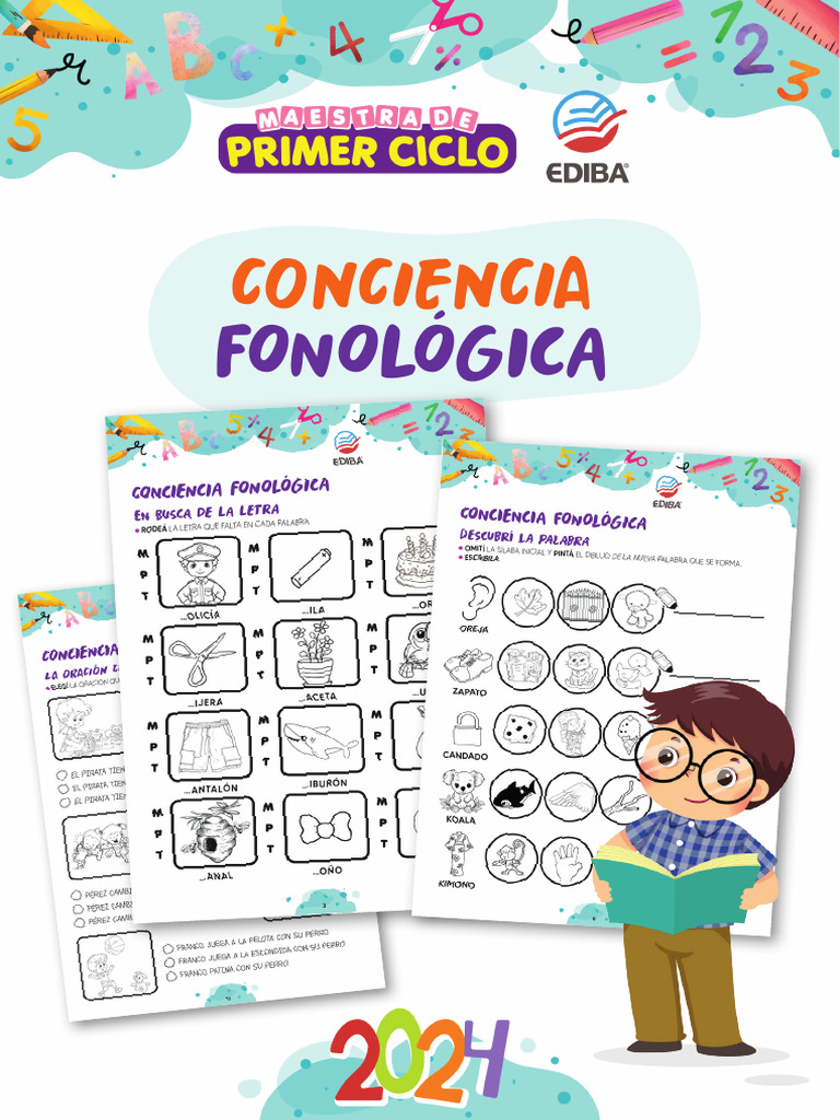 Actividades de Conciencia Fonológica | PDF | Palabra | Fonema