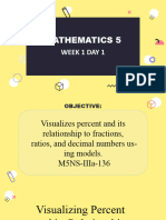 Mathematics 5 Week 1 Day 1