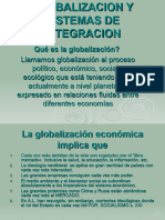 GLOBALIZACION Y SISTEMAS DE INTEGRACION