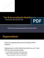 1b - Tax & Accounting For Real Estate - Depreciation