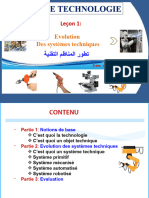 Evolution Des Sysremes Techniques