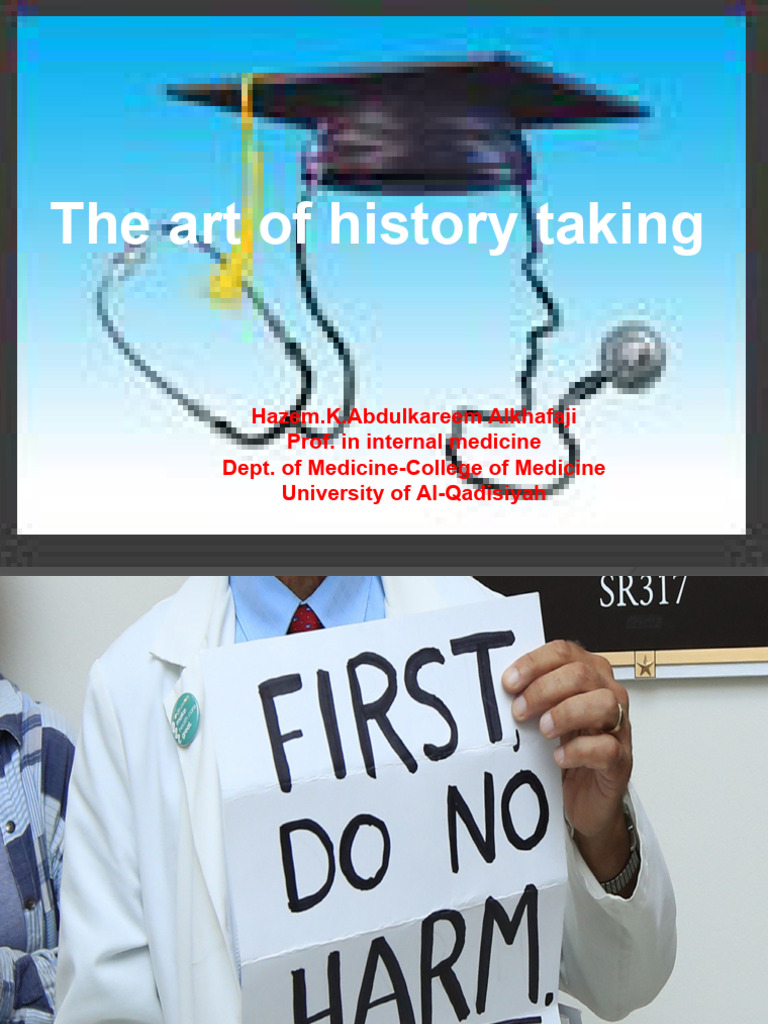 The Art Of History Taking Pdf Pain Myocardial Infarction