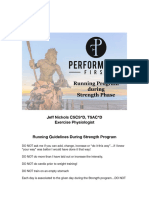 Strength Running Program