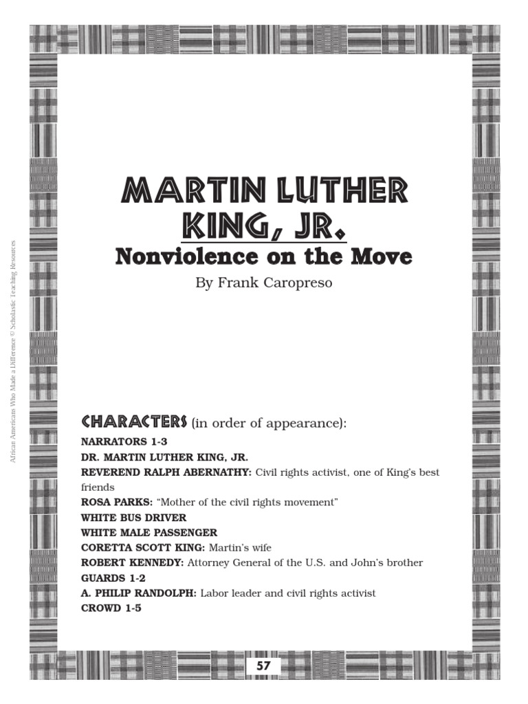 African Americans Who Made A Difference - MLK | PDF | Martin Luther ...