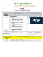 Yearly Lesson Plan Mathematics Year 2