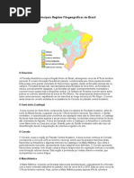 Principais Regiões Fitogeográficas do Brasil