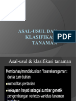 Asal-Usul Klasifikasi Tanaman