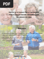 Proyecto Recreativo para Adultos Mayores | PDF | Vejez | Adultos