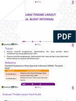 Evaluasi Tindak Lanjut Hasil Audit Internal BPJPH UPDATE