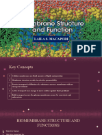 Macapodi_Biomembrane Function and Structure PPT