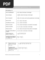 Trigonometry Formulary