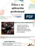 Etica y Su Aplicacion Profesional