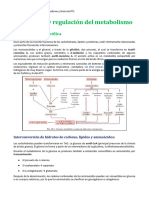 UABP 1. Integración y Regulación Del Metabolismo
