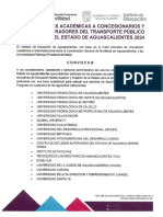 CVT Becas Académicas A Consecionarios y Operadores Del Transporte Público