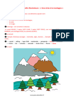 Correction Une Virée À La Montagne CE2 Les Petits Illustrateurs