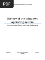 History of The Windows Operating System - Vanja007