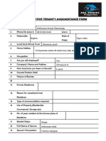 Jos-Eddies Properties Prospective Tenant's Acquaintance Form