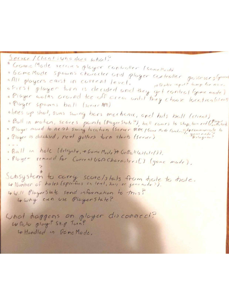 Random Unreal Engine Networking Notes PDF | PDF