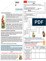 Ficha Religiosidad Semana de La Educacion Religiosa 5°