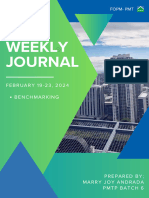 February 19-23 (Benchmarking)