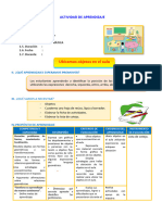 D5 A1 SESION MAT. Ubicamos Objetos en El Aula