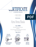 E-Sertifikat Entrepreneur Azra Anna Stasia