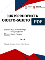 JURISPRUDENCIA OBJETO-SUJETO DE IVA