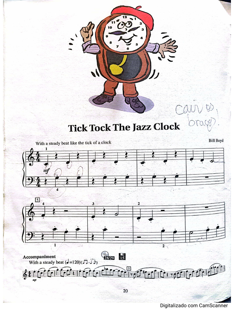 Tick Tock The Jazz Clock | PDF