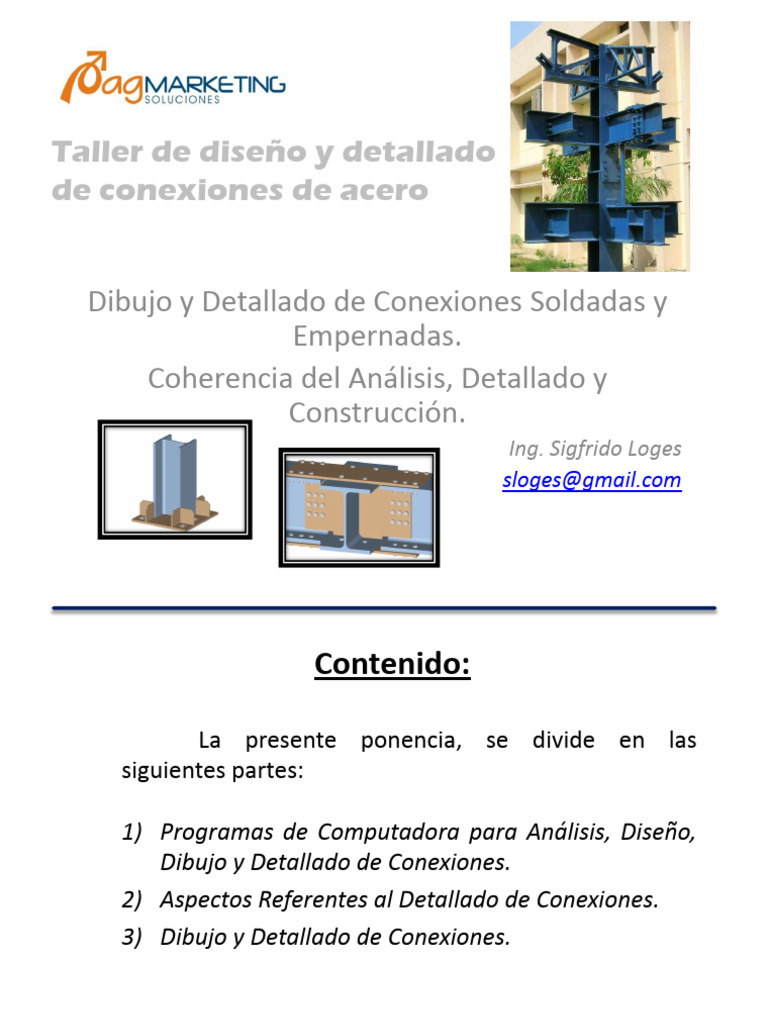 Diseño y Análisis de Conexiones de Acero | PDF | Tornillo | Diseño