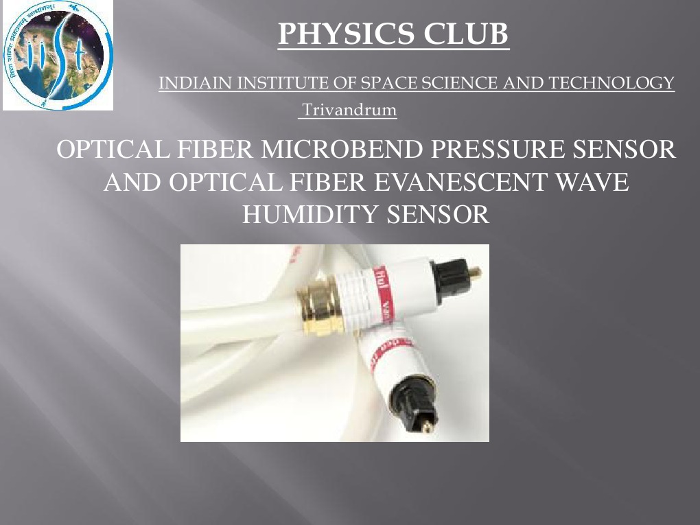 Microbend Fiber Pressure Sensor Design | PDF | Teaching Methods ...
