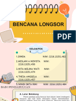 Ppt Kelompok 3 Bencana Longsor