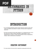 Dictionaries in Python