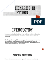 Dictionaries in Python