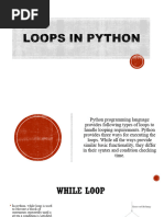 Loops in Python