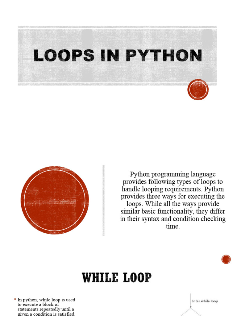 Loops in python download free pdf control flow computer science