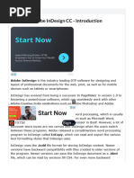 Adobe InDesign CC - Introduction