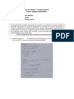 Ficha de Trabajo 2 - "Cinética Química" PDF