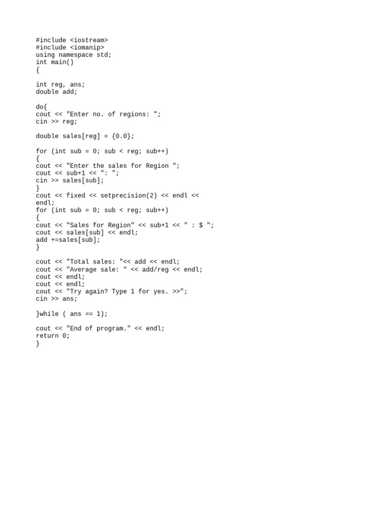 Sample Array | PDF