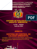 SISTEMA DE EVALUACIÓN DE IMPACTO AMBIENTAL