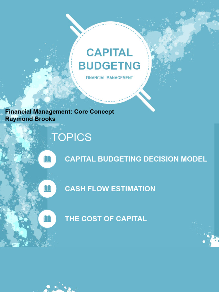 Capital Budgeting Essentials | PDF | Depreciation | Net Present Value