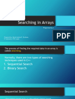Lesson 2 Searching An Array BSIT 1