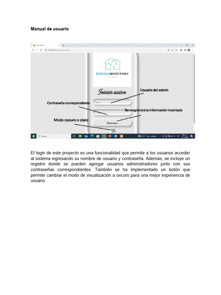 Manual de Usuario para Sistema de Ventas | PDF | Bases de datos ...