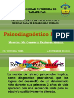 retrazo psicomotriz (exposicion)