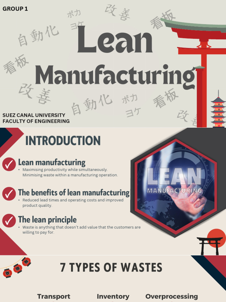 Final Lean Manufacturing | PDF | Lean Manufacturing | Engineering