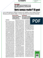 Il Tempo di Roma 4 Novembre 2011