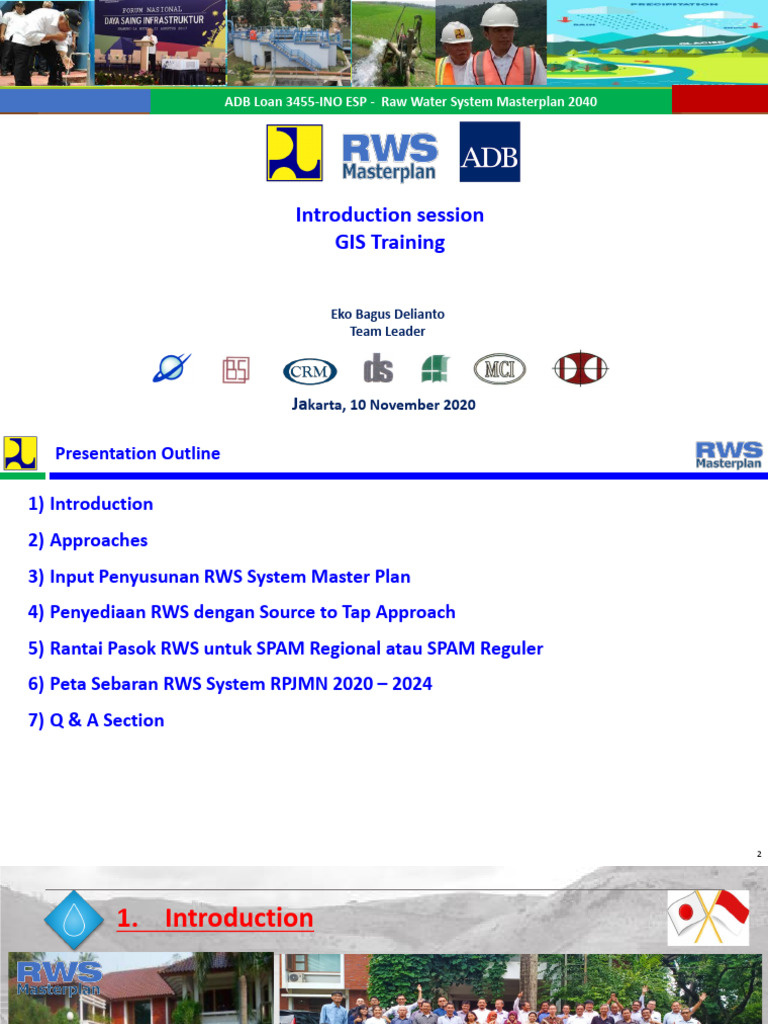 Ppt Gis Training By D1 Pdf Hydraulic Engineering Water And Politics